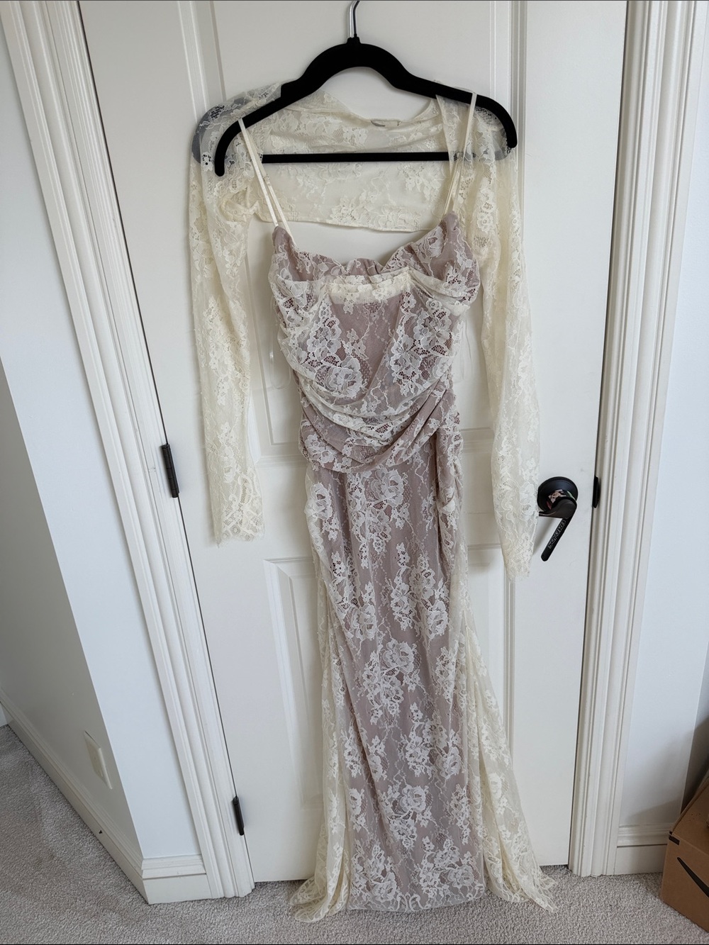 Women's Lace dress with bolero